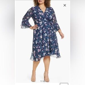 Tahari Floral Dress NWT